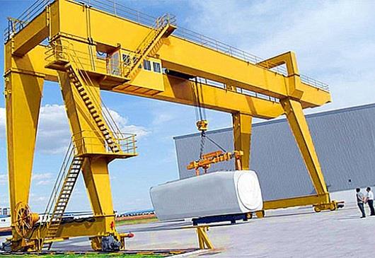 Gru a cavalletto a doppia trave standard europeo