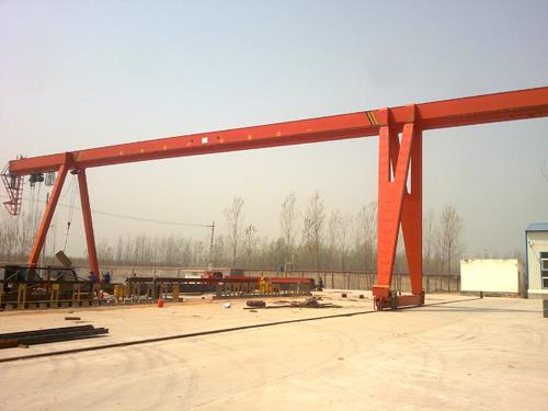Gru a cavalletto all'aperto singola trave 32 Ton